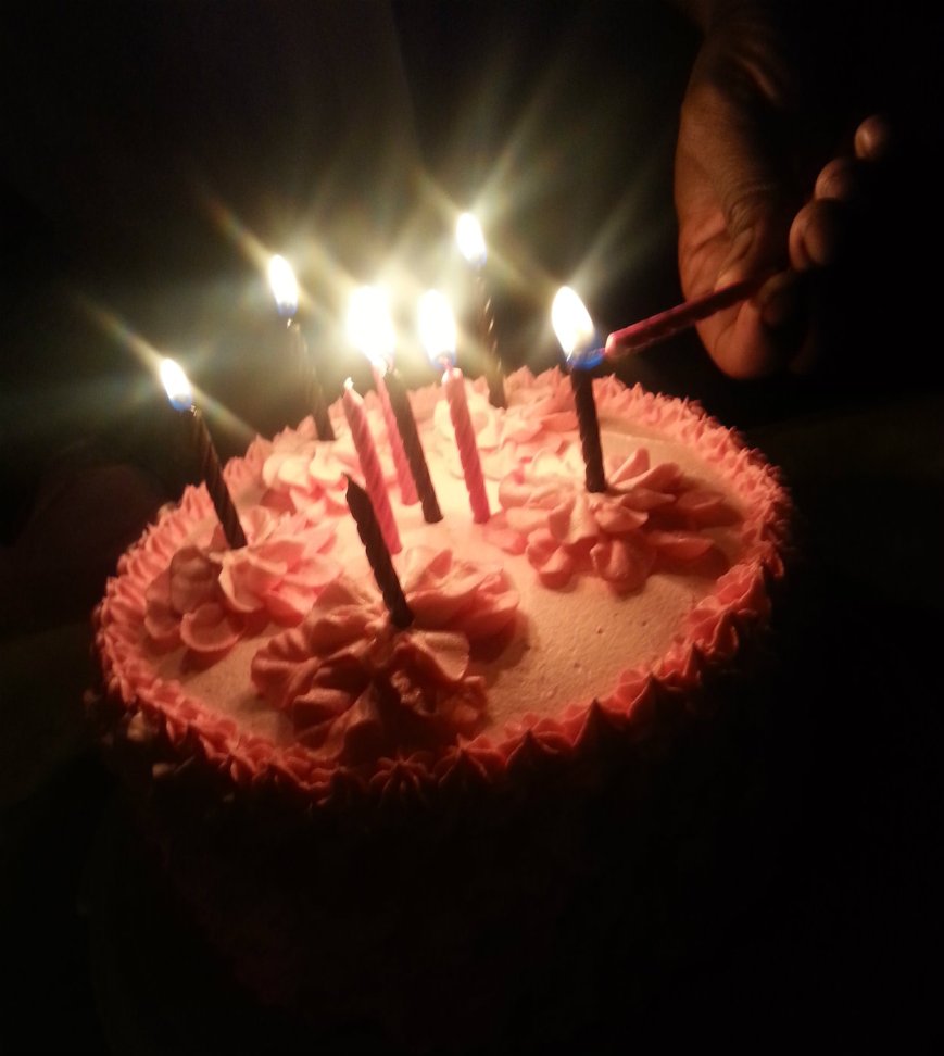 Milan Lit Birthday Cake