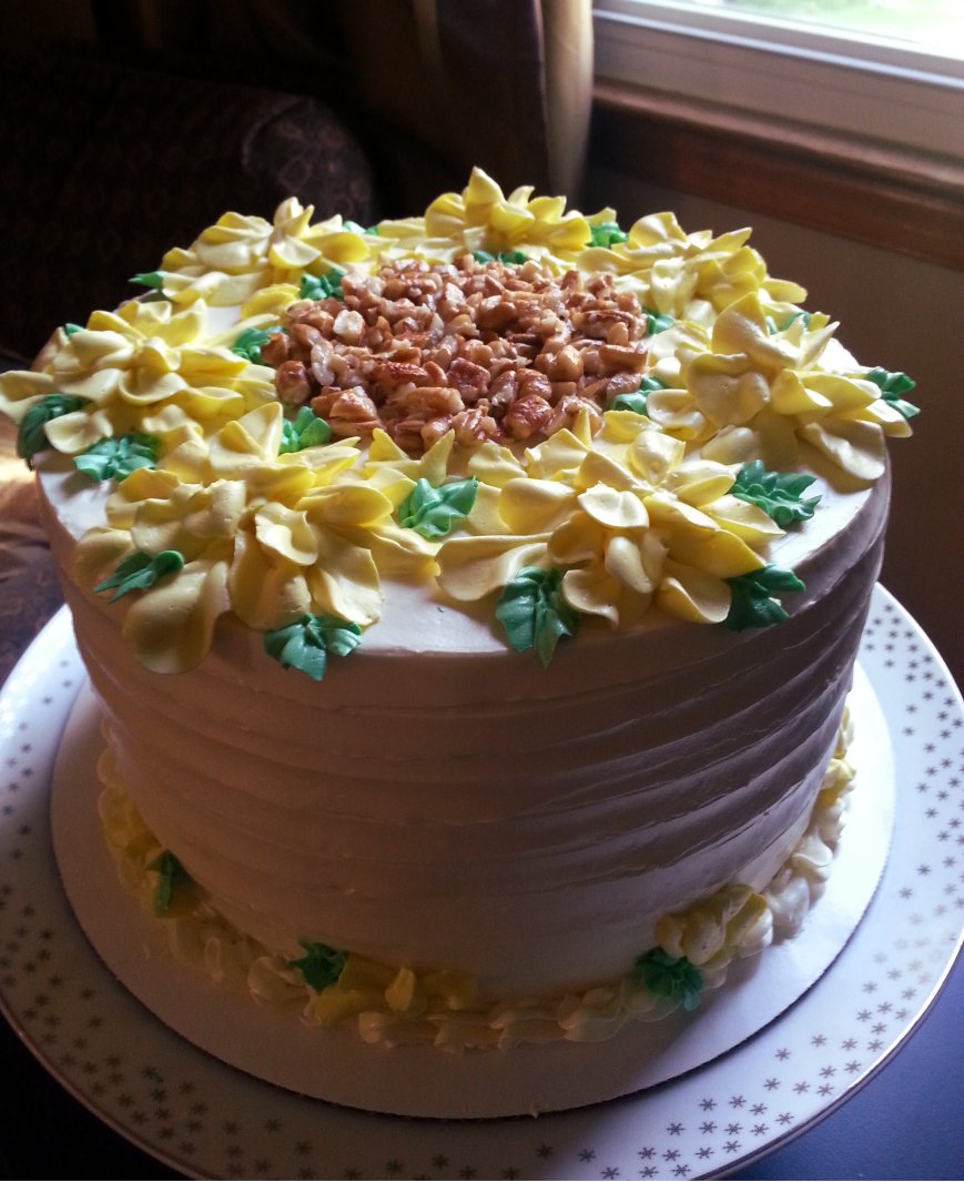 Yellow Flower Cake 7a